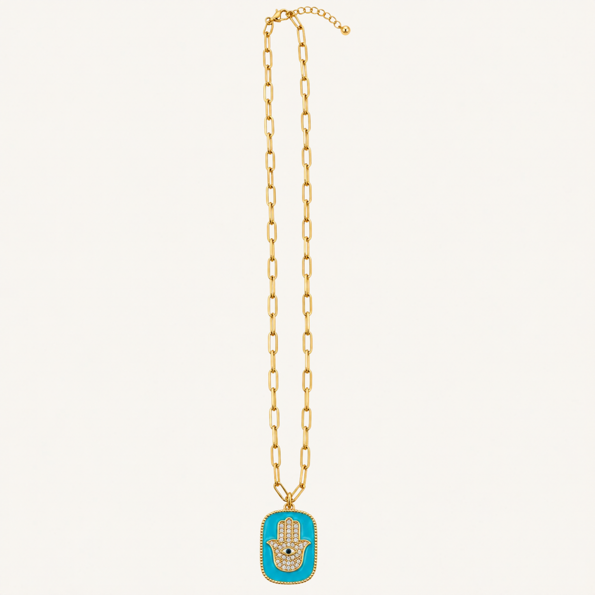 Double-Sided Hamsa Necklace